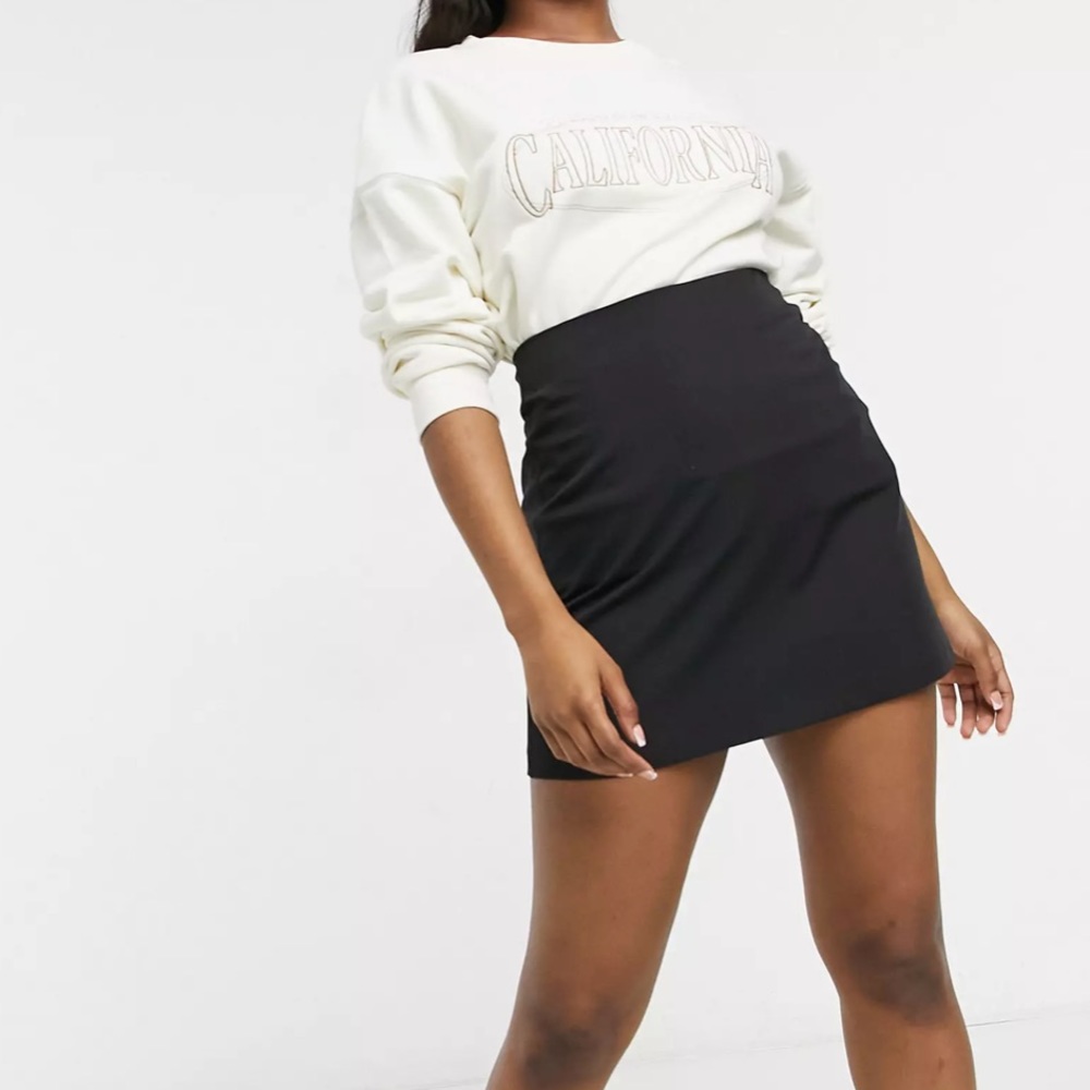 A-line mini skirt